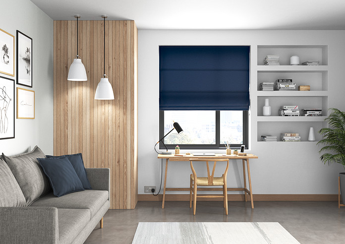 Kent, Navy - Roman Blind - Image 5